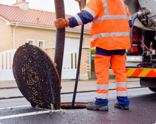 Travaux d'assainissement